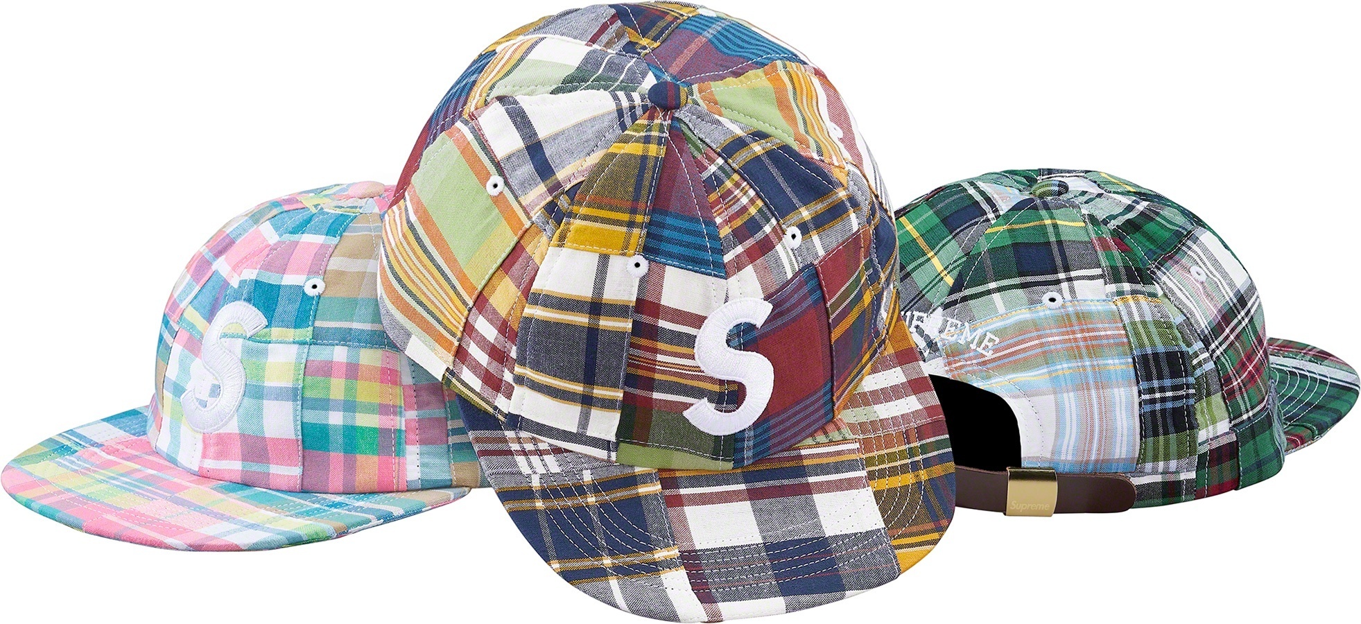 Patchwork Madras S Logo 6-Panel